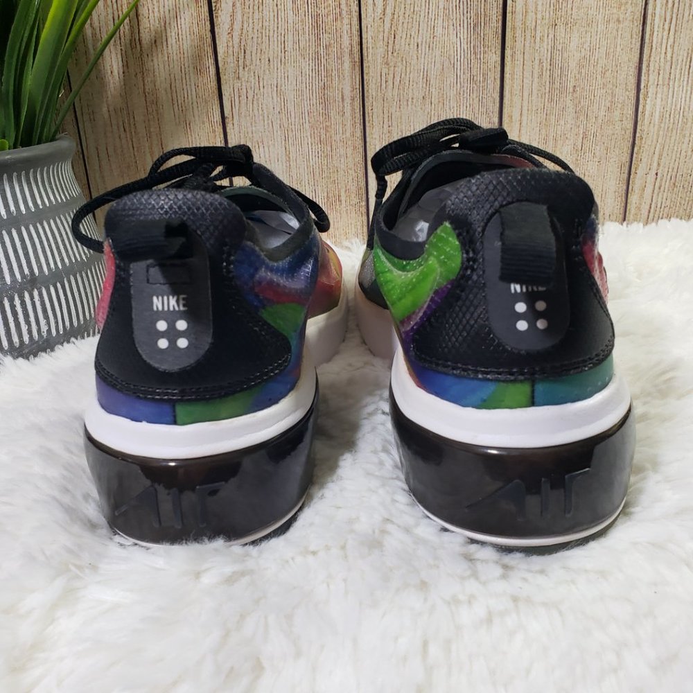 NIKE AIR MAX Women's 7.5 Multicolor Rainbow Lace-up, Casual, Active Sneakers GUC - Picture 6 of 13